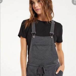 Z Supply grey cozy overalls, sz. Small